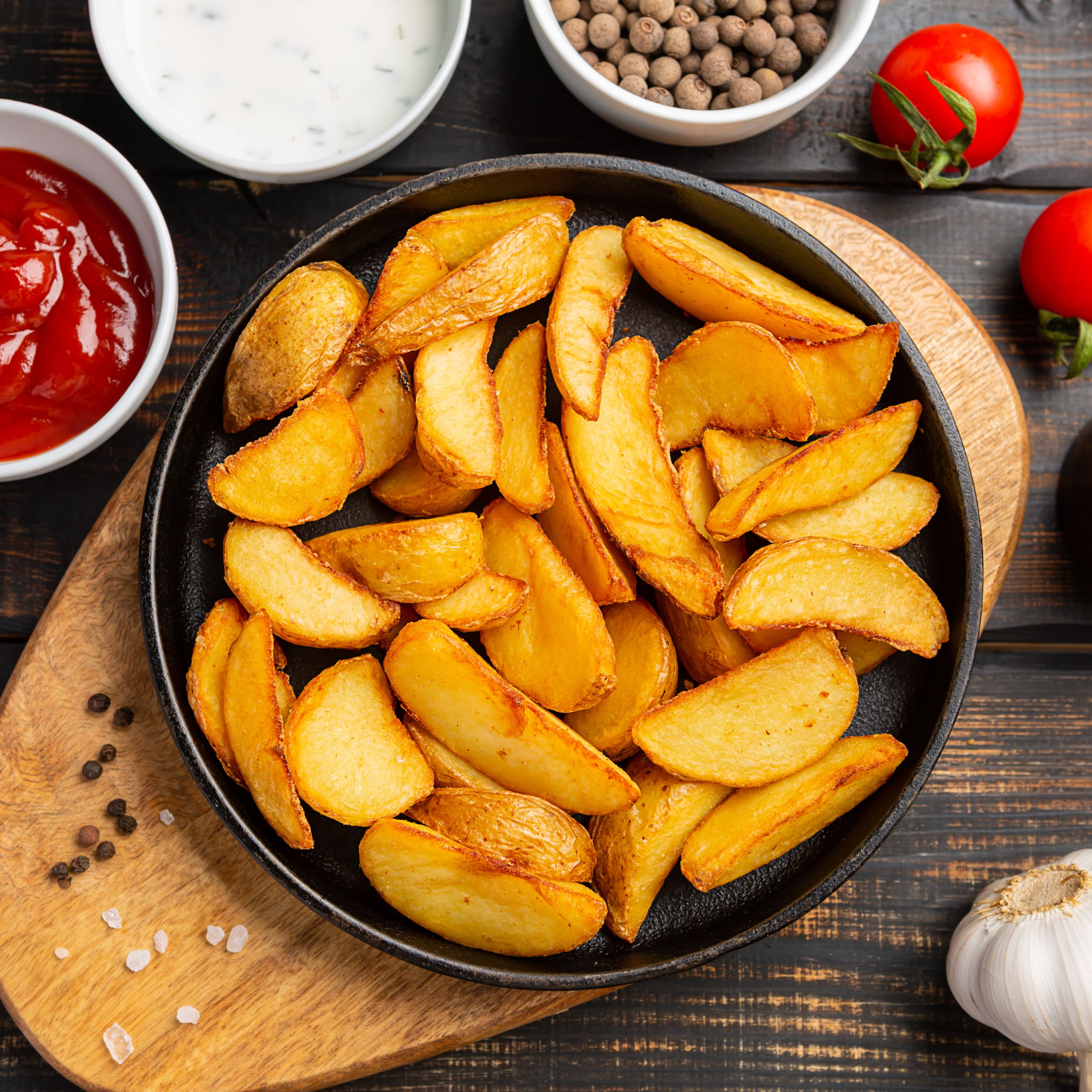 Картопляні Скибки Kipco Damaco Заморожені Ярофрут Клас А