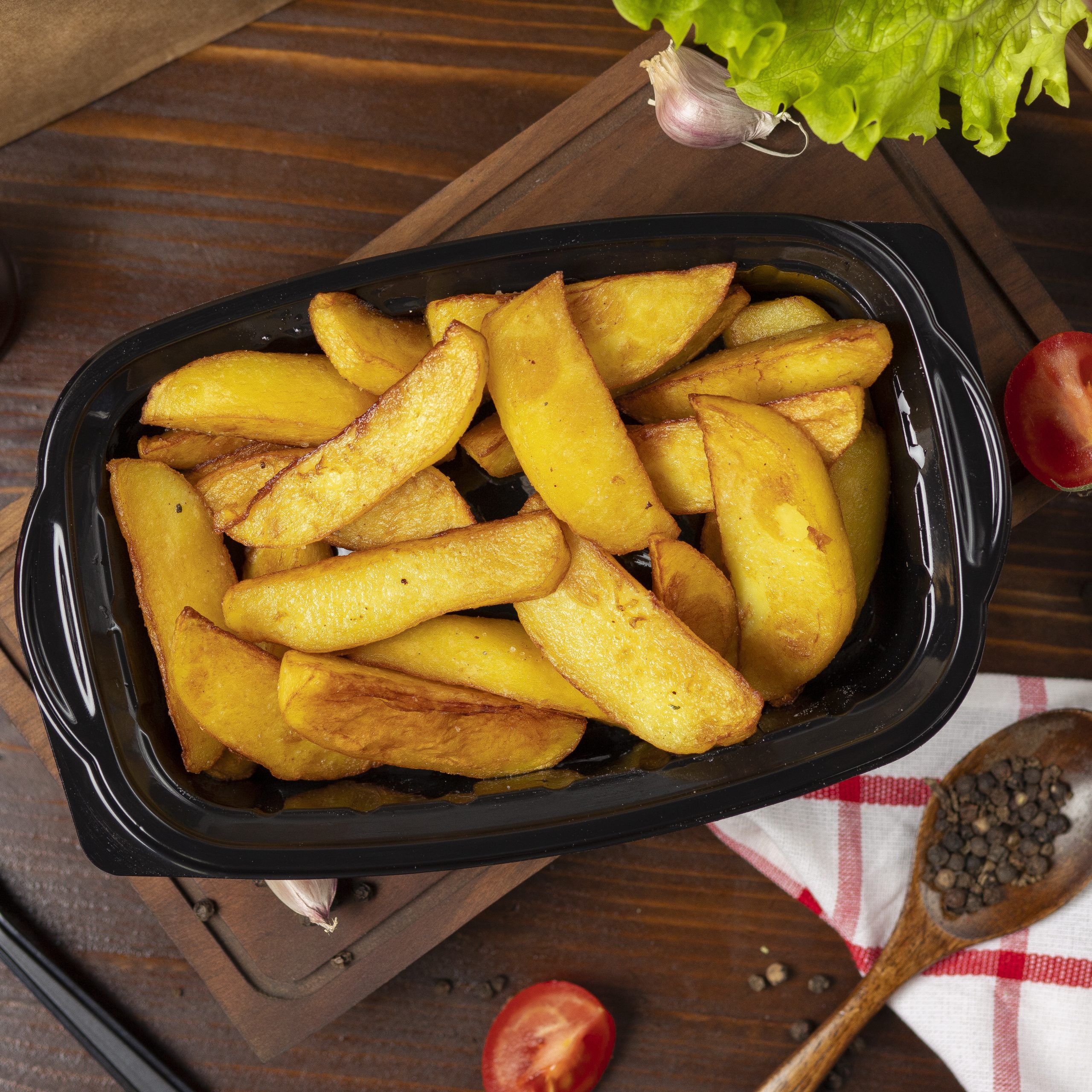 Картопляні Скибки Kipco Damaco Заморожені Ярофрут Клас А