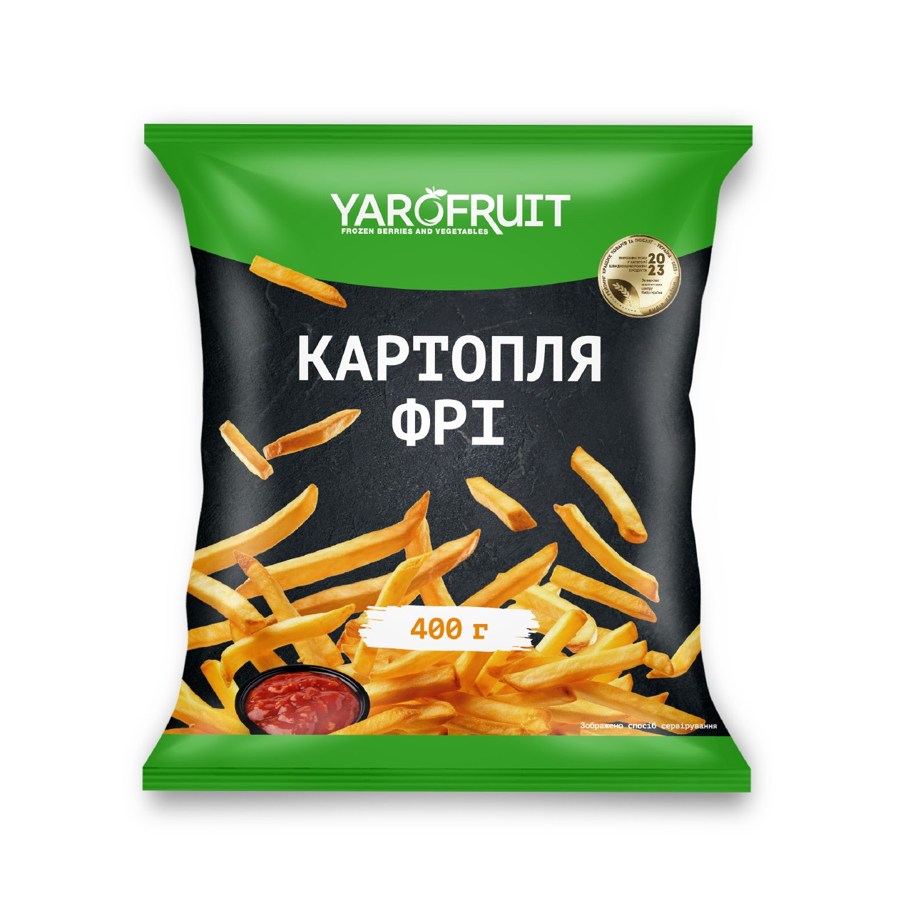 Картопля фрі заморожена Ярофрут 400г