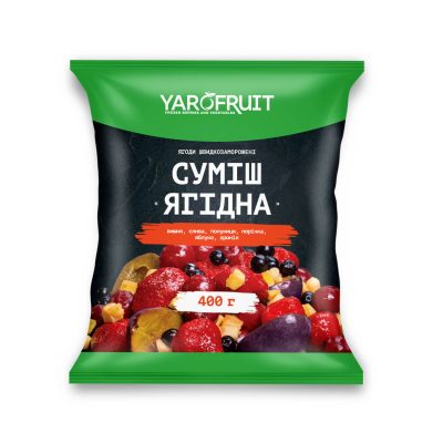 Заморожена суміш Ярофрут “Ягідна” 400г